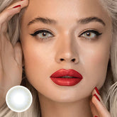 Lentes de contacto de color con prescripción Pure Nature Crystal Gray